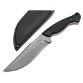 Град Горький нож Боуи сталь D2 блэквош, рукоять G10 black&red Град Горький нож Боуи сталь D2 блэквош, рукоять G10 black&red