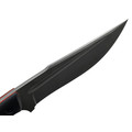 Град Горький нож Боуи сталь D2 блэквош, рукоять G10 black&red Град Горький нож Боуи сталь D2 блэквош, рукоять G10 black&red