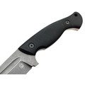 Град Горький нож Боуи сталь D2 блэквош, рукоять G10 black&red Град Горький нож Боуи сталь D2 блэквош, рукоять G10 black&red