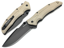 Mr.Blade нож HT-2 сталь D2 blackwash, рукоять G10 tan