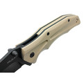 Mr.Blade нож HT-2 сталь D2 блэквош, рукоять G10 tan
