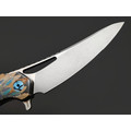 Knife Tech нож Barracuda Skull Custom Limited сталь M390, рукоять Titanium TC4
