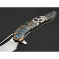 Knife Tech нож Barracuda Skull Custom Limited сталь M390, рукоять Titanium TC4