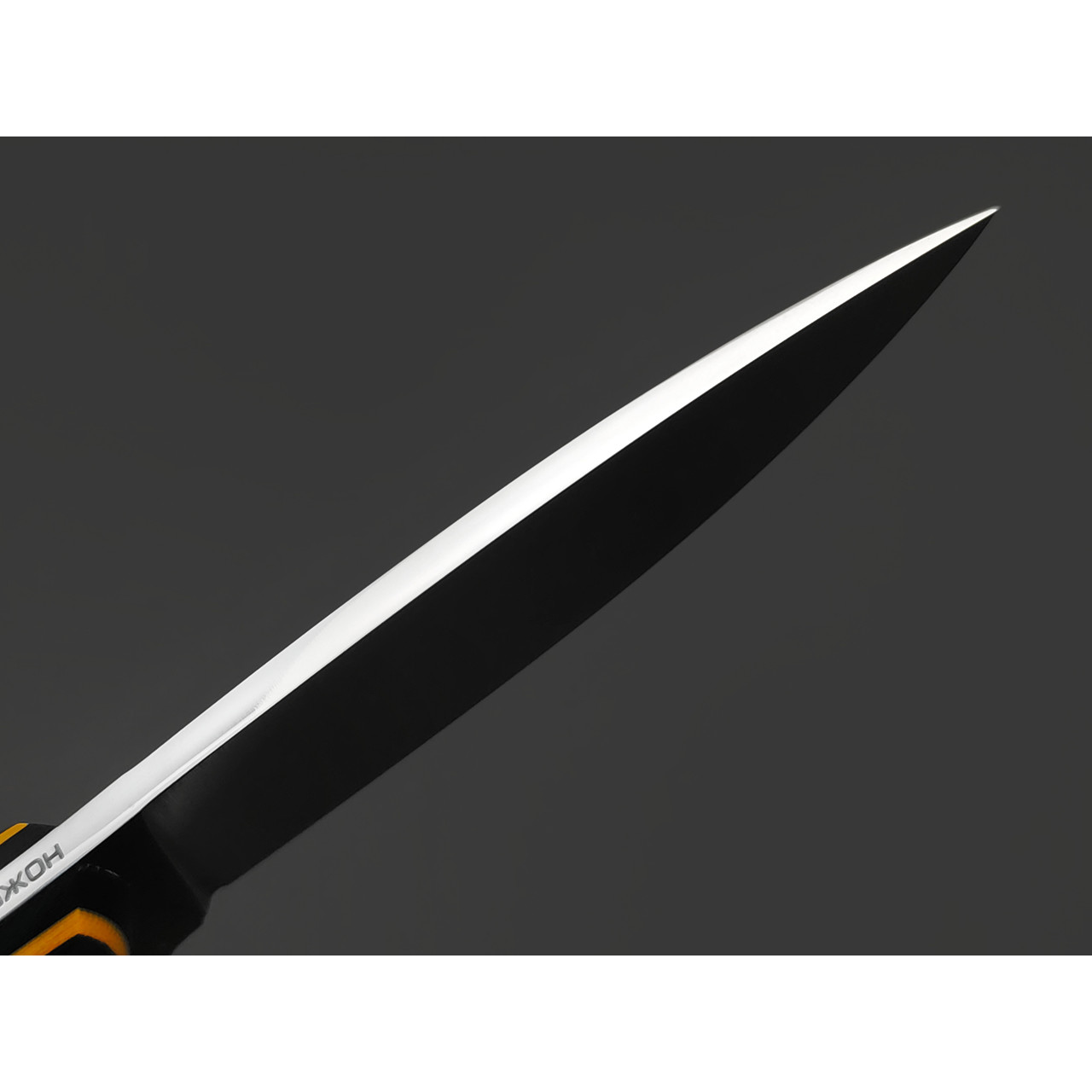 7 ножей нож Колибри сталь PGK satin, рукоять Carbon fiber, G10 black & yellow, ножны color