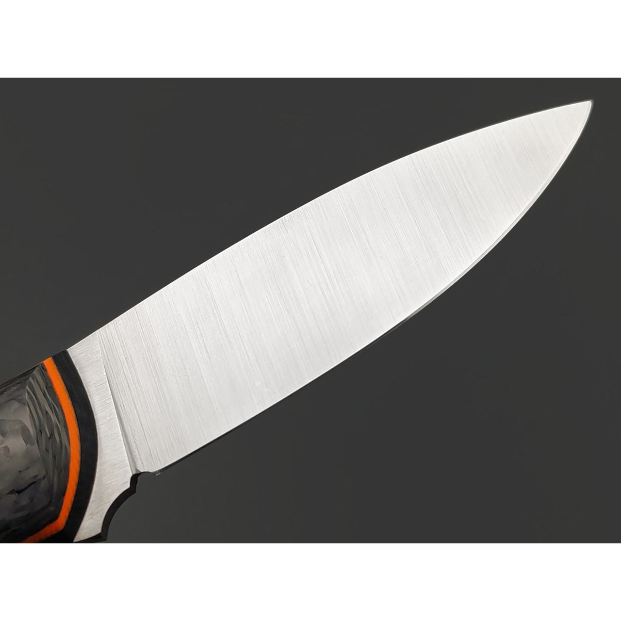 7 ножей нож Колибри сталь N690 satin, рукоять Carbon fiber, G10 black & orange