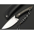7 ножей нож Джек малый сталь N690 satin, рукоять Carbon fiber, G10 black