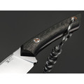7 ножей нож Джек малый сталь N690 satin, рукоять Carbon fiber, G10 black