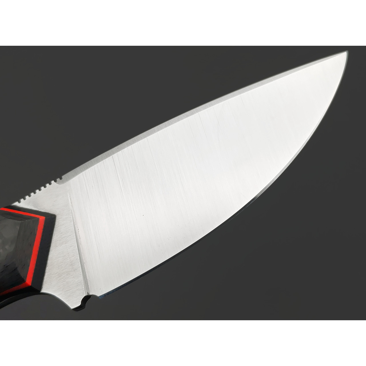 7 ножей нож Джек малый сталь PGK satin, рукоять Carbon fiber, G10 black & red