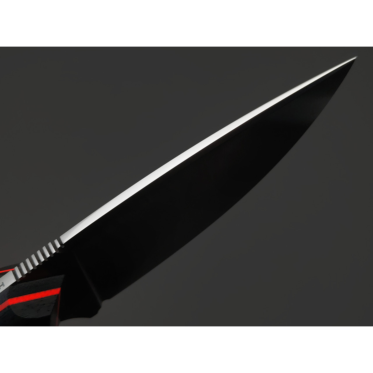 7 ножей нож Джек малый сталь PGK satin, рукоять Carbon fiber, G10 black & red
