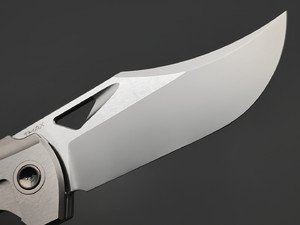 TuoTown складной нож Bicornis TBN-MSC сталь TMAX BB, рукоять Titanium TC4 Grey