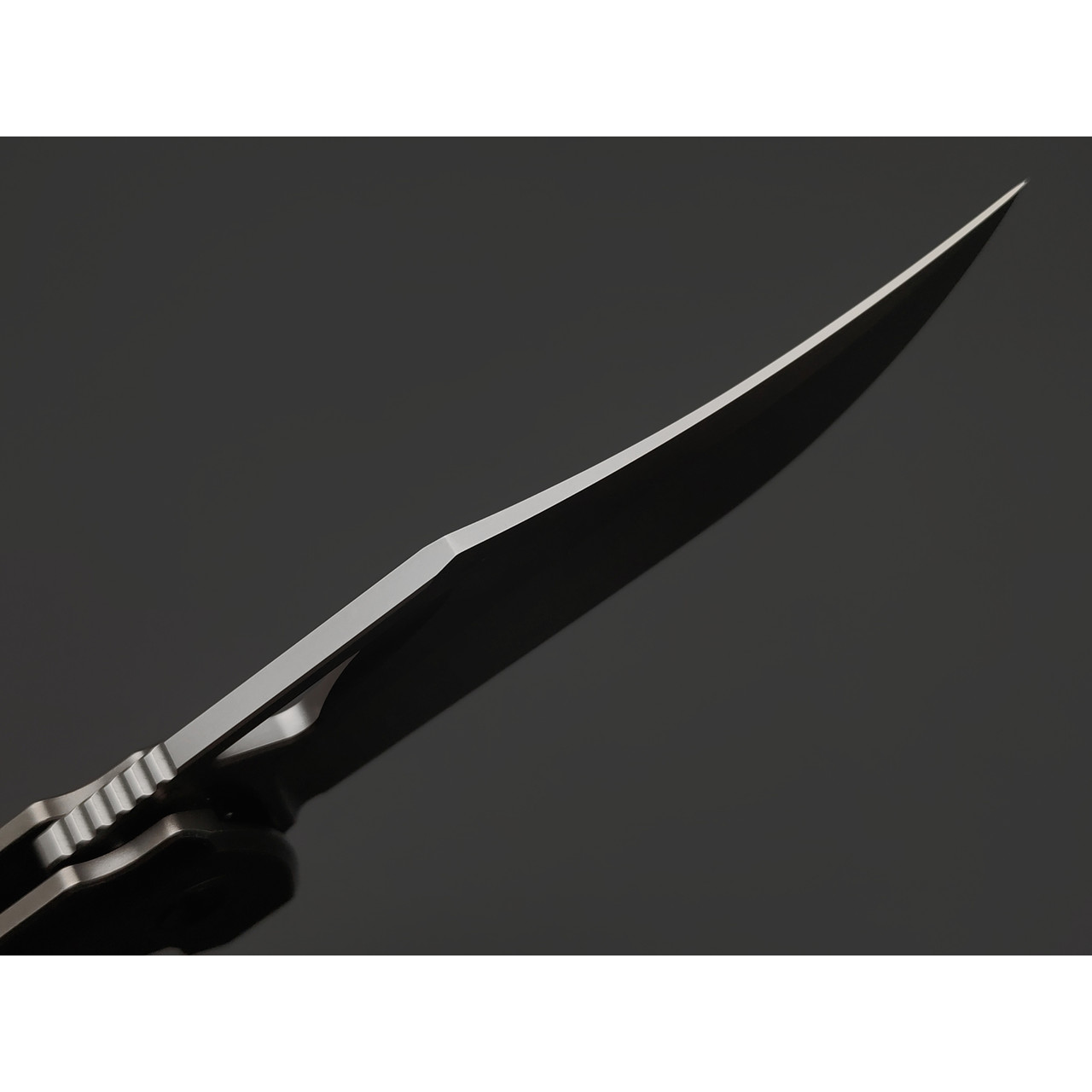 TuoTown складной нож Bicornis TBN-MSC сталь TMAX BB, рукоять Titanium TC4 Grey