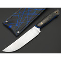7 ножей нож ТехноПчак сталь PGK satin, рукоять Carbon fiber, G10 black & blue