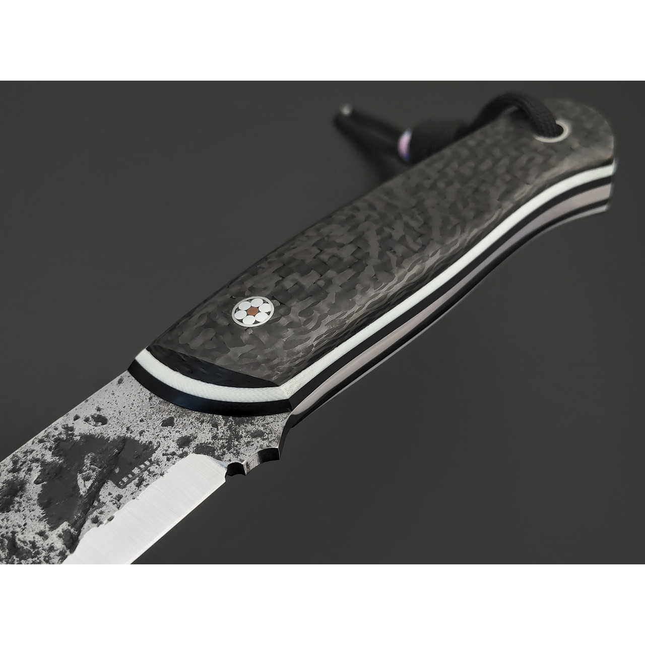 7 ножей нож Йети сталь PGK, рукоять Carbon fiber, G10 black & white