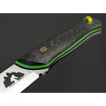 7 ножей нож Йети сталь PGK satin, рукоять Carbon fiber, G10 black & green