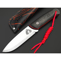 7 ножей нож Йети сталь PGK satin, рукоять Carbon fiber, G10 black & red 7 ножей нож Йети сталь PGK satin, рукоять Carbon fiber, G10 black & red