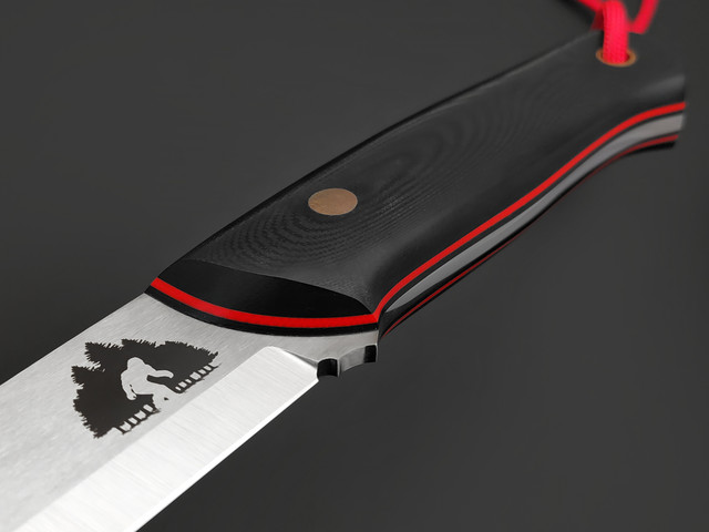 7 ножей нож Йети сталь VG10 satin, рукоять G10 black & red