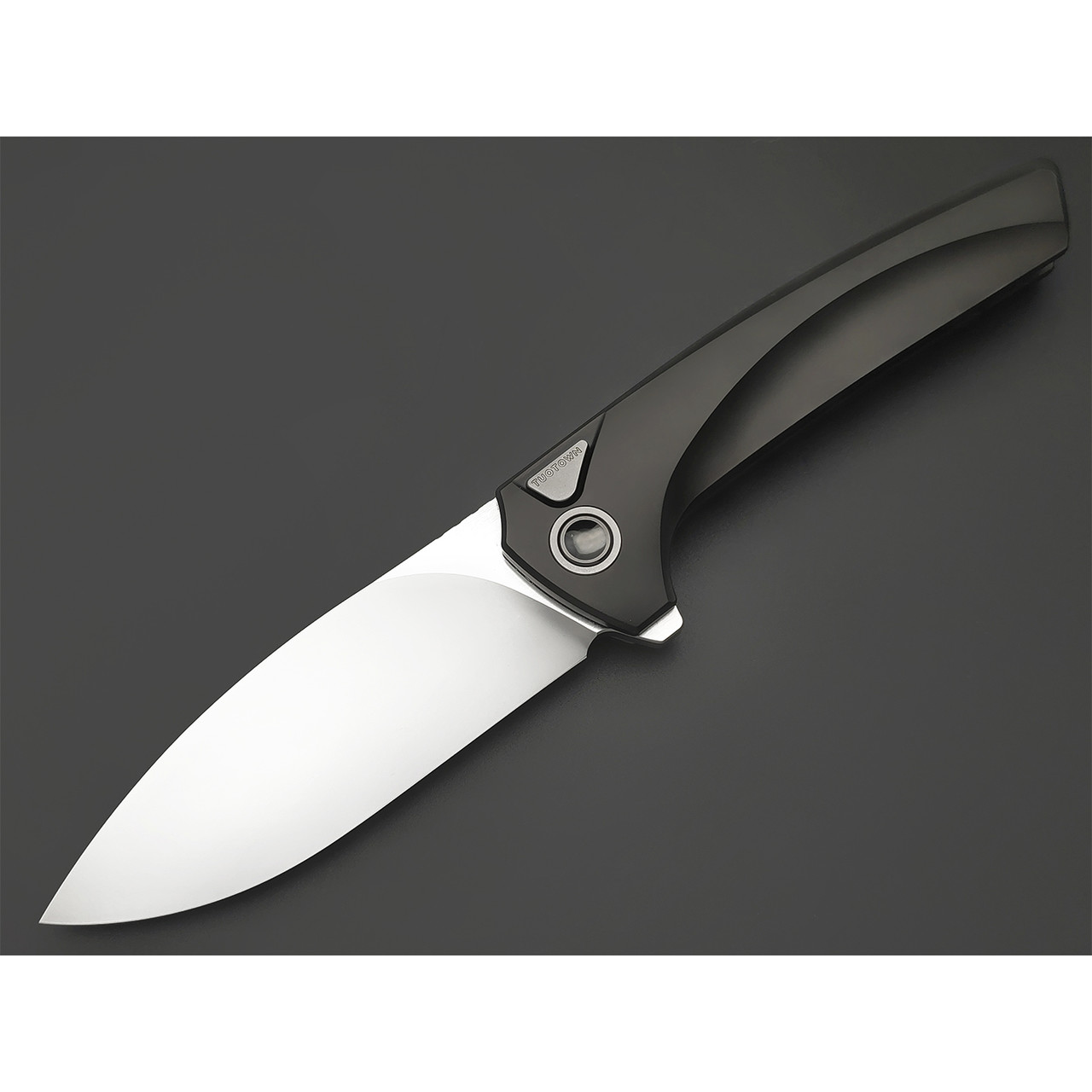 TuoTown складной нож Abel TAB-MS сталь TMAX BB, рукоять Titanium TC4 Black