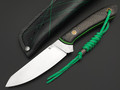 7 ножей нож Ц1 сталь PGK satin, рукоять Carbon fiber, G10 black & green