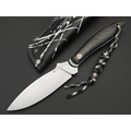 7 ножей нож Канадец сталь PGK satin, рукоять Carbon fiber, G10 black & white 7 ножей нож Канадец сталь PGK satin, рукоять Carbon fiber, G10 black & white