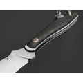 7 ножей нож Канадец сталь PGK satin, рукоять Carbon fiber, G10 black & white 7 ножей нож Канадец сталь PGK satin, рукоять Carbon fiber, G10 black & white
