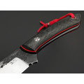 7 ножей нож Ц1 сталь PGK, рукоять Карбон, G10 чёрный с красным 7 ножей нож Ц1 сталь PGK, рукоять Карбон, G10 чёрный с красным