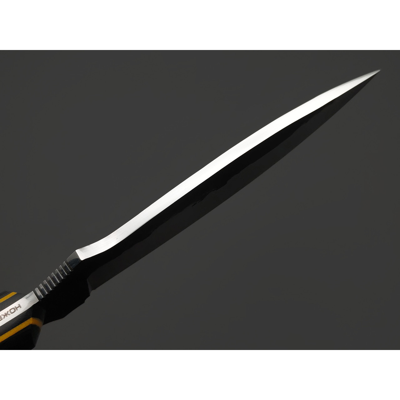 7 ножей нож Канадец сталь PGK, рукоять Carbon fiber, G10 black & yellow