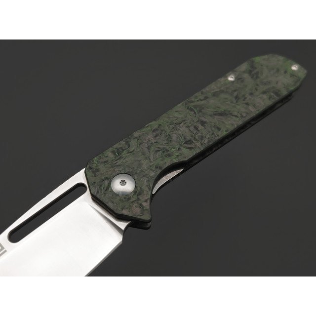 Нож Artisan Cutlery Arion 1843P-DMG сталь S35VN, рукоять Carbon fiber dark matter green