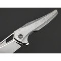TuoTown складной нож Magpie Limited Edition TMP-MK сталь M390, рукоять Crystal titanium grey