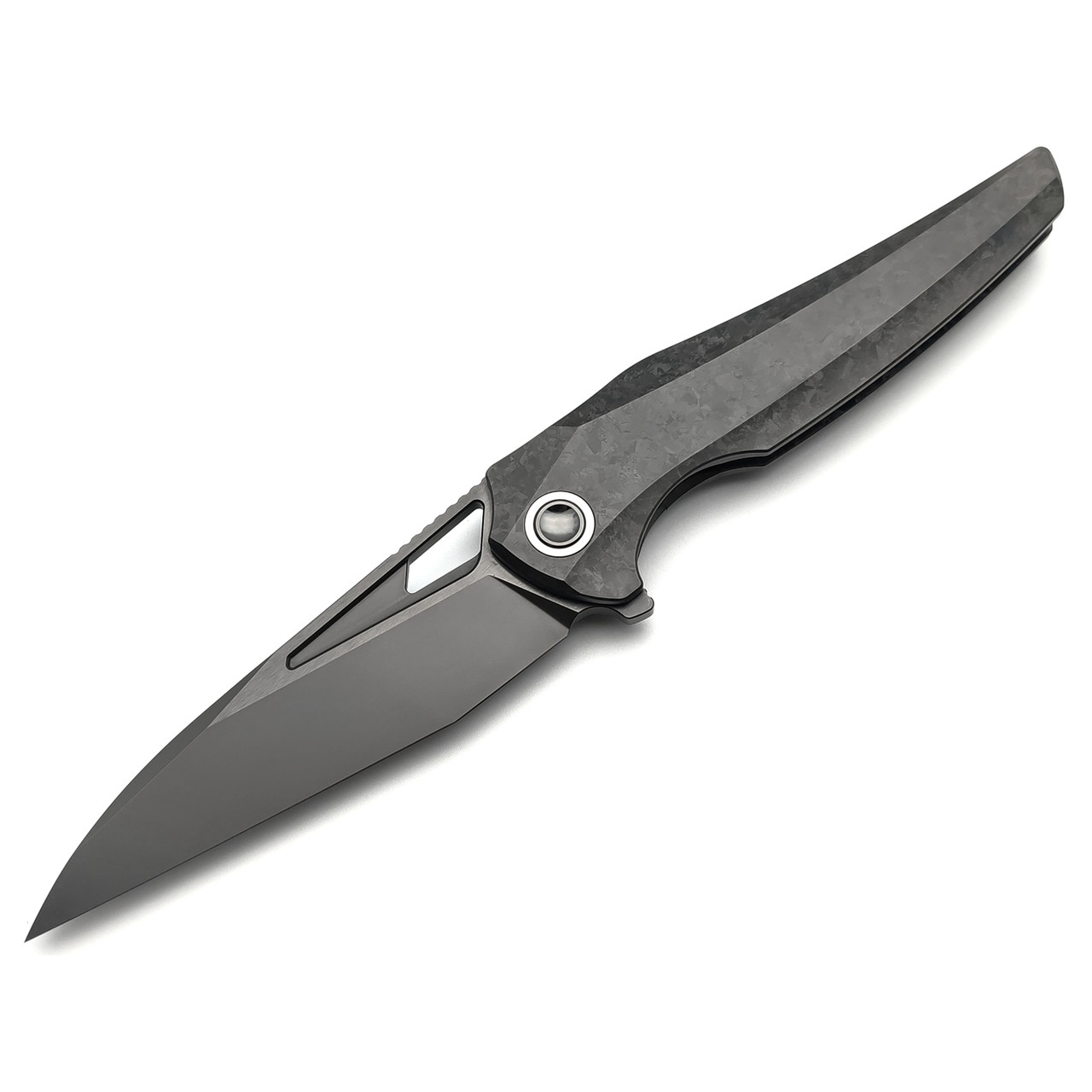 TuoTown складной нож Magpie Limited Edition TMP-MKD сталь M390 DLC, рукоять Crystal titanium black
