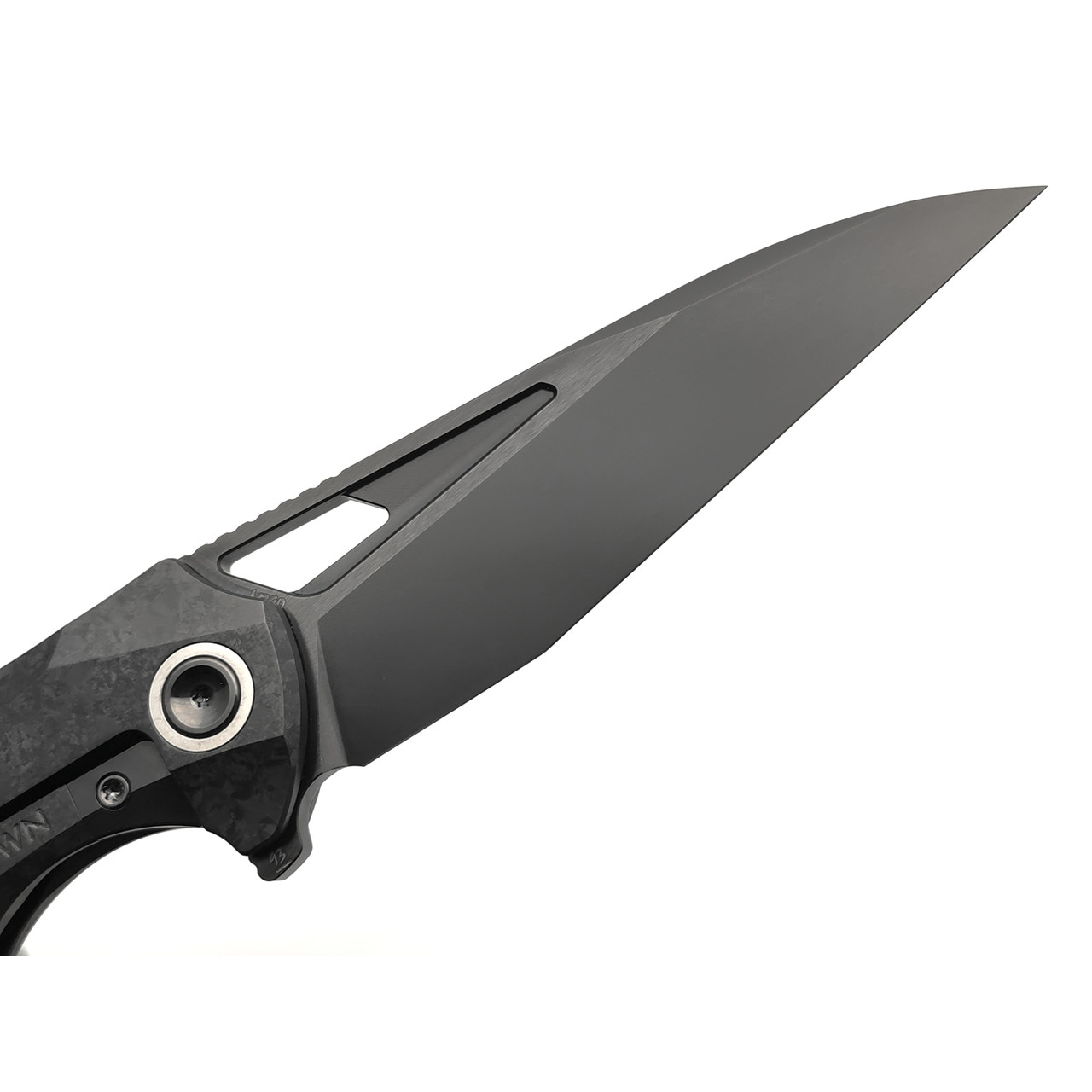 TuoTown складной нож Magpie Limited Edition TMP-MKD сталь M390 DLC, рукоять Crystal titanium black