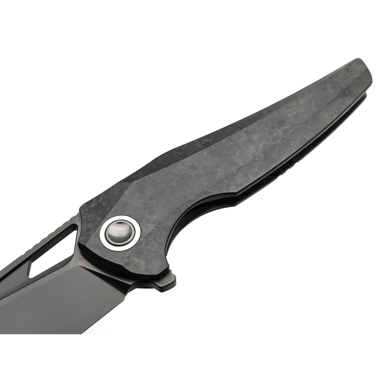 TuoTown складной нож Magpie Limited Edition TMP-MKD сталь M390 DLC, рукоять Crystal titanium black