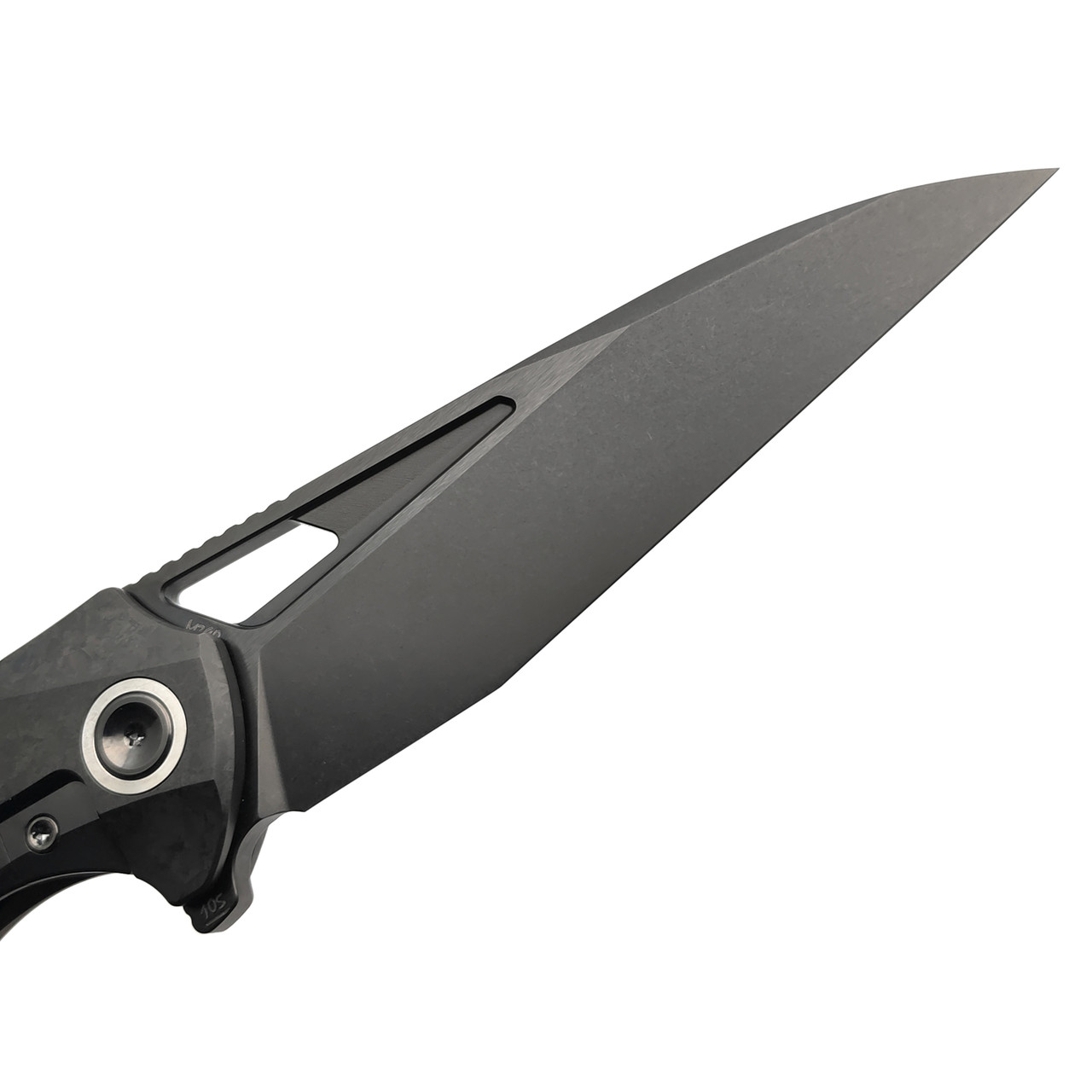 TuoTown складной нож Magpie Limited Edition TMP-MKDS сталь M390 блэквош, рукоять Crystal titanium black