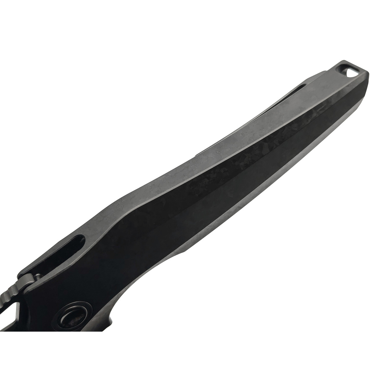 TuoTown складной нож Magpie Limited Edition TMP-MKDS сталь M390 блэквош, рукоять Crystal titanium black