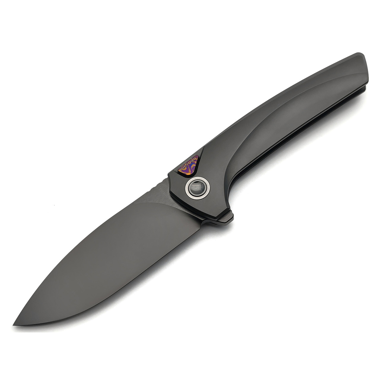 TuoTown складной нож Abel Limited Edition TAB-MD сталь TMAX DLC, рукоять titanium grey, timaskus