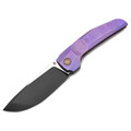 Dyag & TuoTown складной нож FCF TDG-MKP сталь TMAX DLC, рукоять Crystal titanium purple