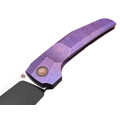 Dyag & TuoTown складной нож FCF TDG-MKP сталь TMAX DLC, рукоять Crystal titanium purple