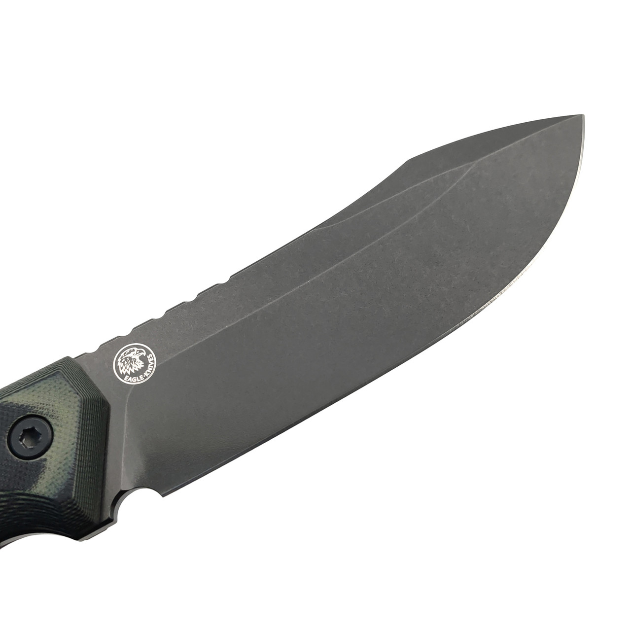 Eagle Knives нож Combat 1 сталь Aus10Co black, рукоять G10 green & orange, ножны Kydex