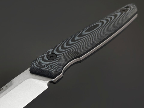 Eagle Knives нож Aviator 1 сталь Aus10Co stonewash, рукоять G10 black & grey, ножны Kydex