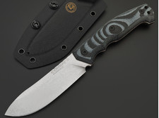 Eagle Knives нож Combat 2 сталь Aus10Co stonewash, рукоять G10 black & grey, ножны Kydex