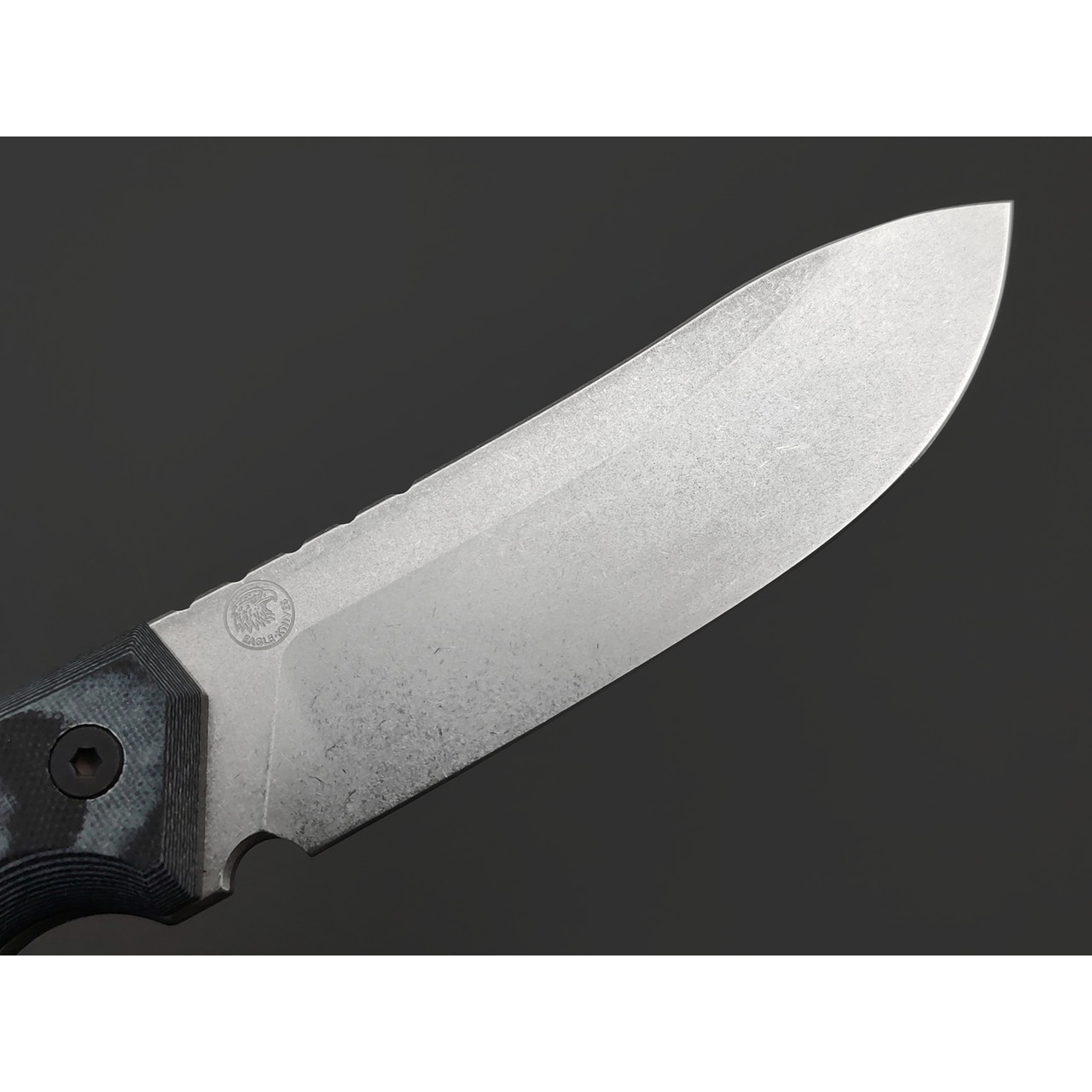 Eagle Knives нож Combat 2 сталь Aus10Co стоунвош, рукоять G10 black & grey, ножны Kydex