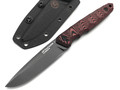 Eagle Knives нож Attacker 1 сталь Aus10Co black, рукоять G10 black & red, ножны Kydex