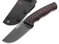 Eagle Knives нож Forester 1 сталь Aus10Co black, рукоять G10 black & red, ножны Kydex