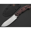 Eagle Knives нож Combat 2 сталь Aus10Co стоунвош, рукоять G10 black & red, ножны Kydex Eagle Knives нож Combat 2 сталь Aus10Co стоунвош, рукоять G10 black & red, ножны Kydex