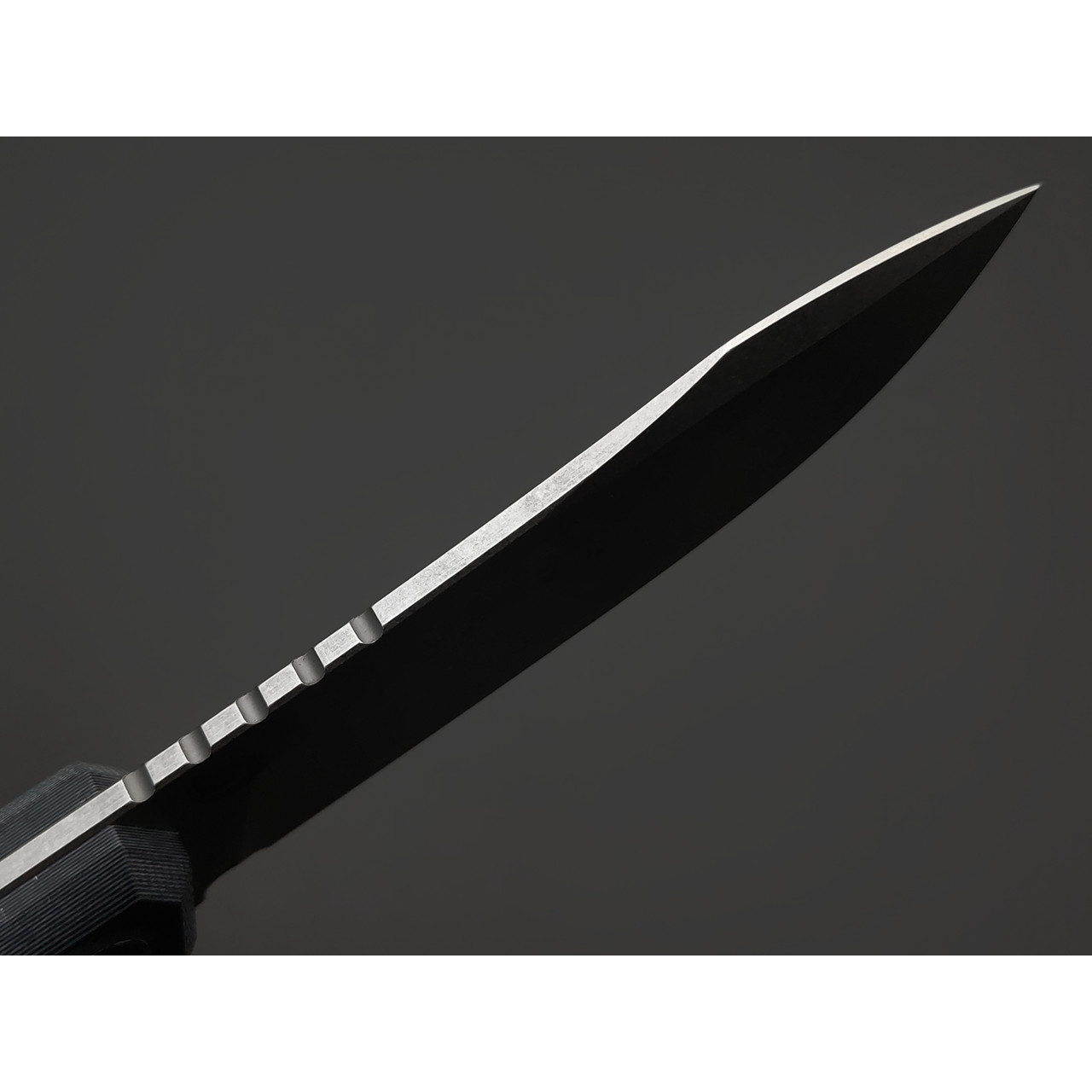 Eagle Knives нож Combat 1 сталь Aus10Co стоунвош, рукоять G10 black & grey, ножны Kydex