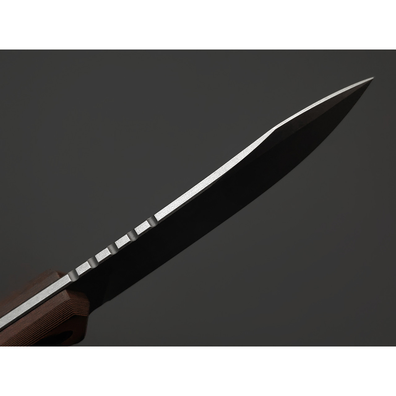 Eagle Knives нож Combat 1 сталь Aus10Co стоунвош, рукоять G10 black & orange, ножны Kydex