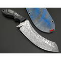 Волчий Век нож Кондрат 16 Custom сталь 1.4116 WA травление битый лёд, Рукоять микарта, пины карбон Волчий Век нож Кондрат 16 Custom сталь 1.4116 WA травление битый лёд, Рукоять микарта, пины карбон
