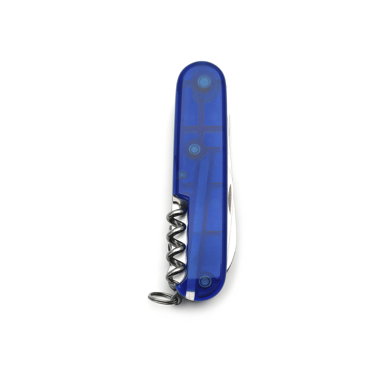 Швейцарский нож Victorinox 1.3713.T2 Huntsman Blue Transparent (15 функций)