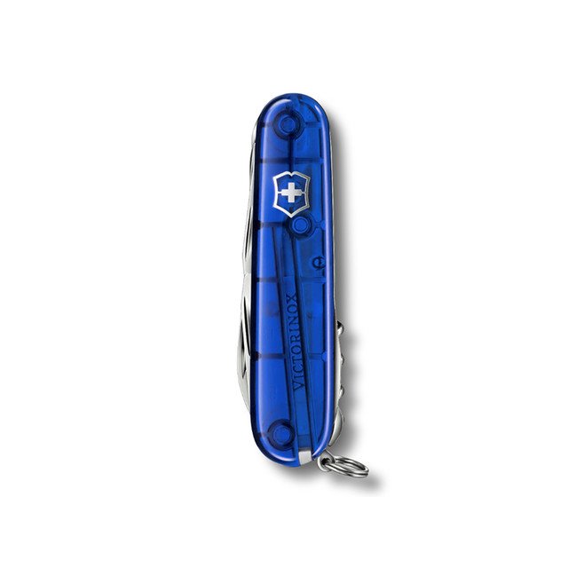 Швейцарский нож Victorinox 1.3713.T2 Huntsman Blue Transparent (15 функций)