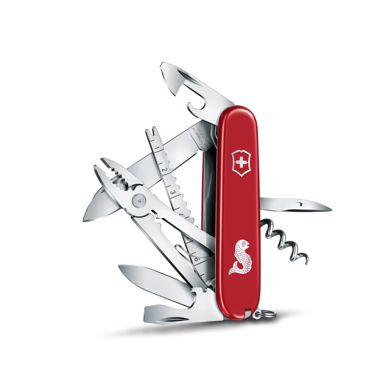Швейцарский нож Victorinox 1.3653.72 Angler Red (18 функций)