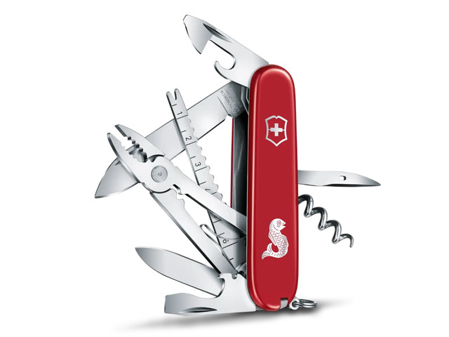 Швейцарский нож Victorinox 1.3653.72 Angler Red (18 функций)